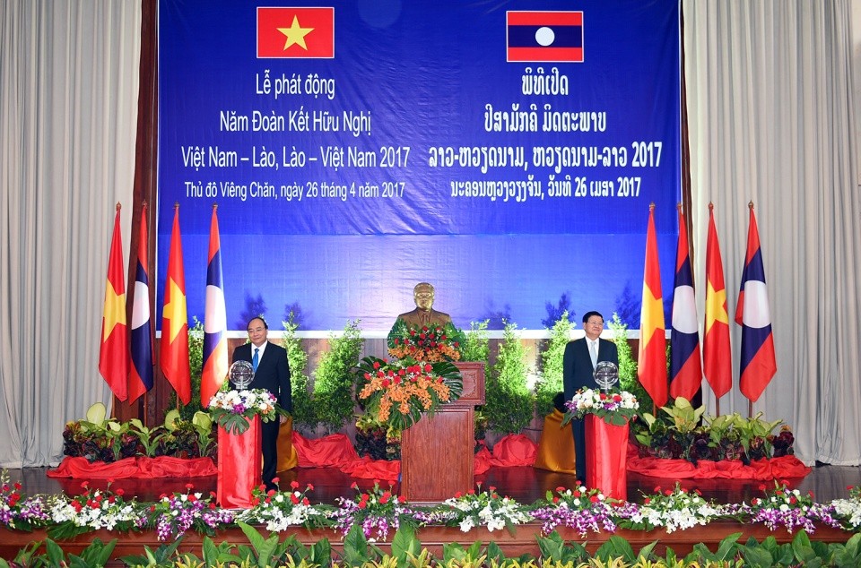 [Photo] Quan hệ hữu nghị vĩ đại, đoàn kết đặc biệt Việt Nam-Lào | Chính trị | Vietnam+ (VietnamPlus)