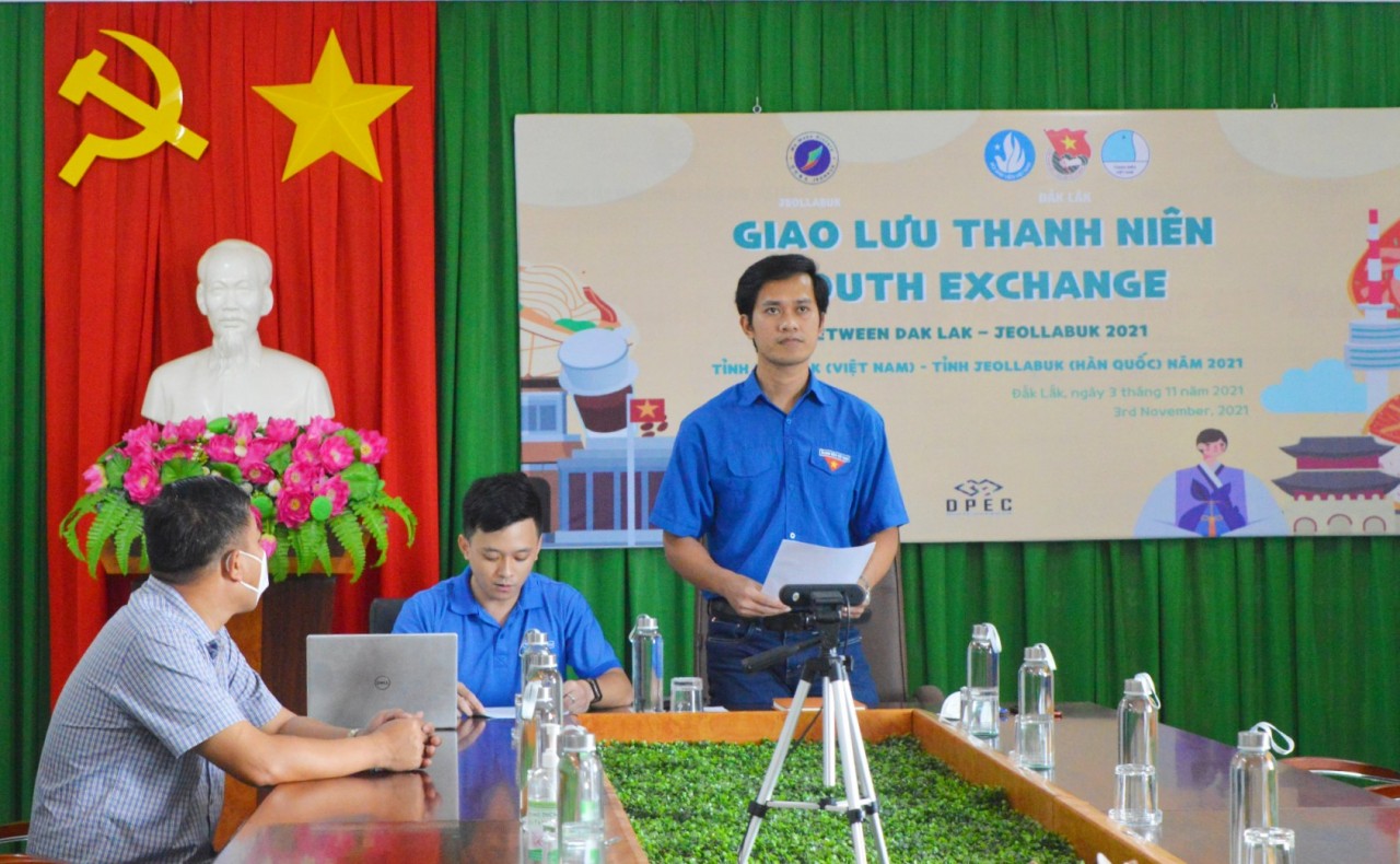 Thanh niên Đắk Lắk và Jeollabuk (Hàn Quốc) giới thiệu văn hóa địa phương bằng hình thức trực tuyến