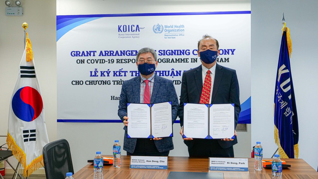 KOICA hợp tác với WHO hỗ trợ Việt Nam ứng phó với COVID-19