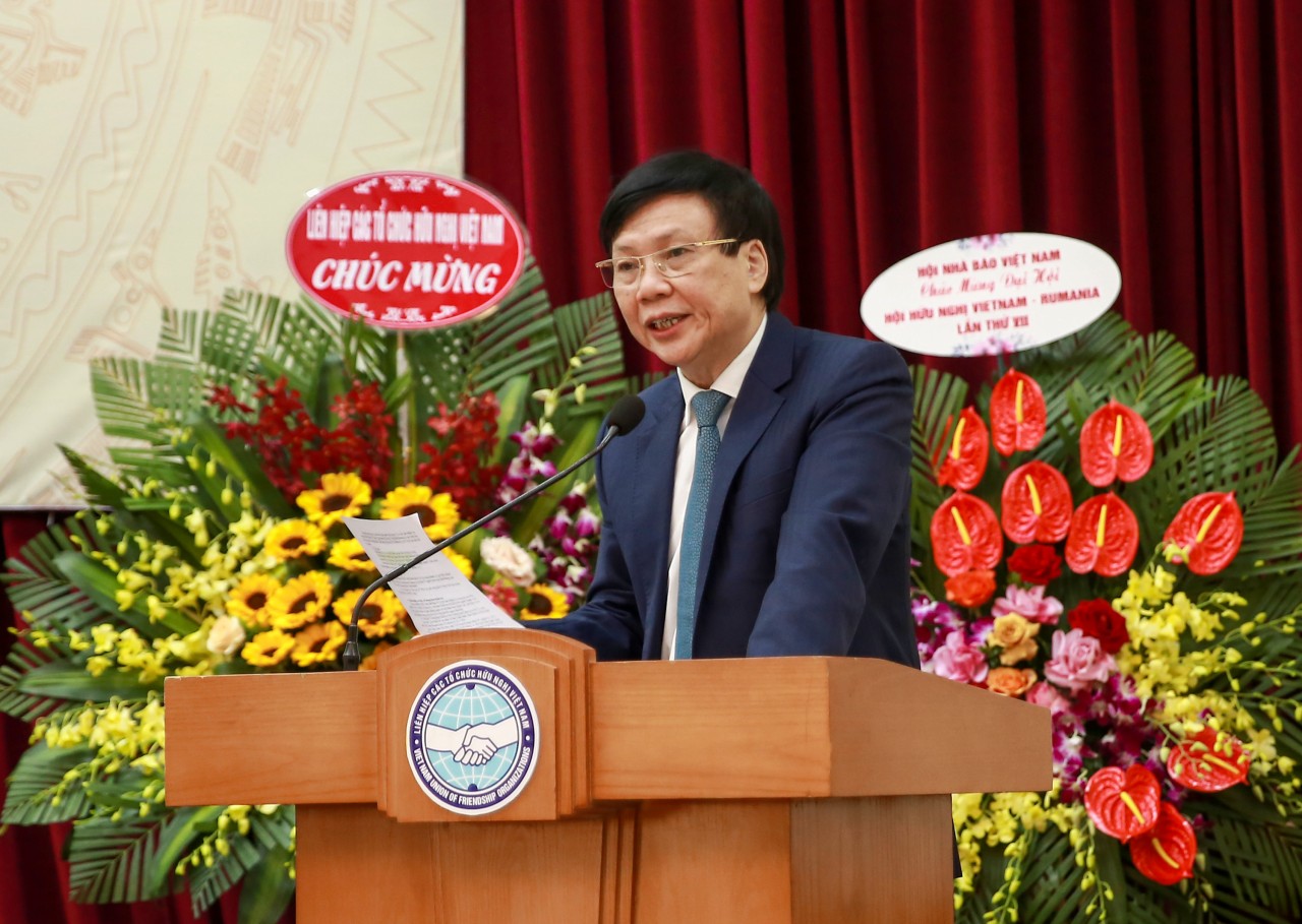 Ông Hồ Quang Lợi được bầu làm Chủ tịch Hội Hữu nghị Việt Nam-Rumani nhiệm kỳ 2021-2026