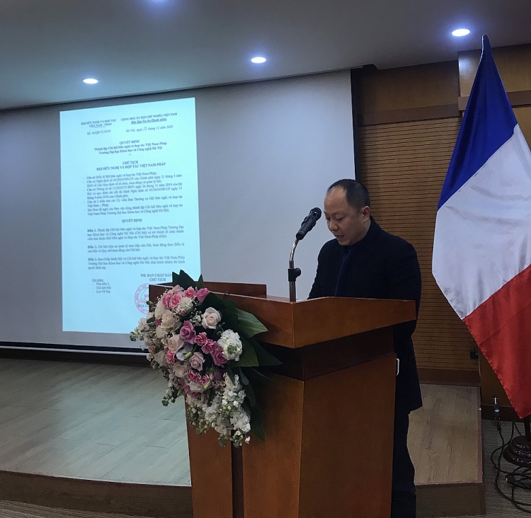 USTH trở thành chi hội của Hội Hữu nghị và Hợp tác Việt Nam- Pháp