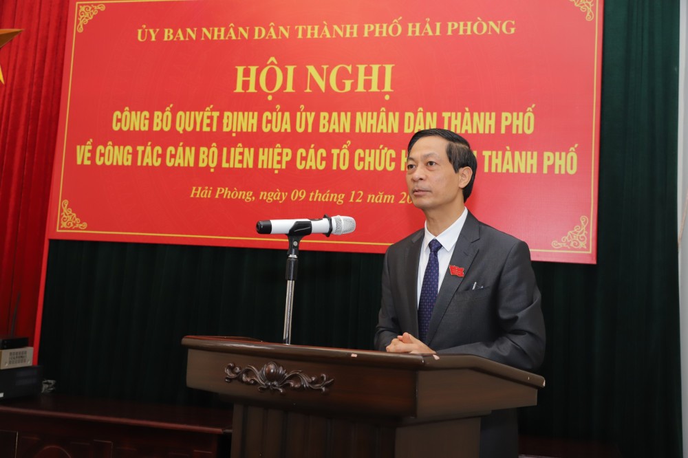 Điều động ông Vũ Văn Trà giữ chức danh Phó Chủ tịch chuyên trách Liên hiệp hữu nghị thành phố Hải Phòng
