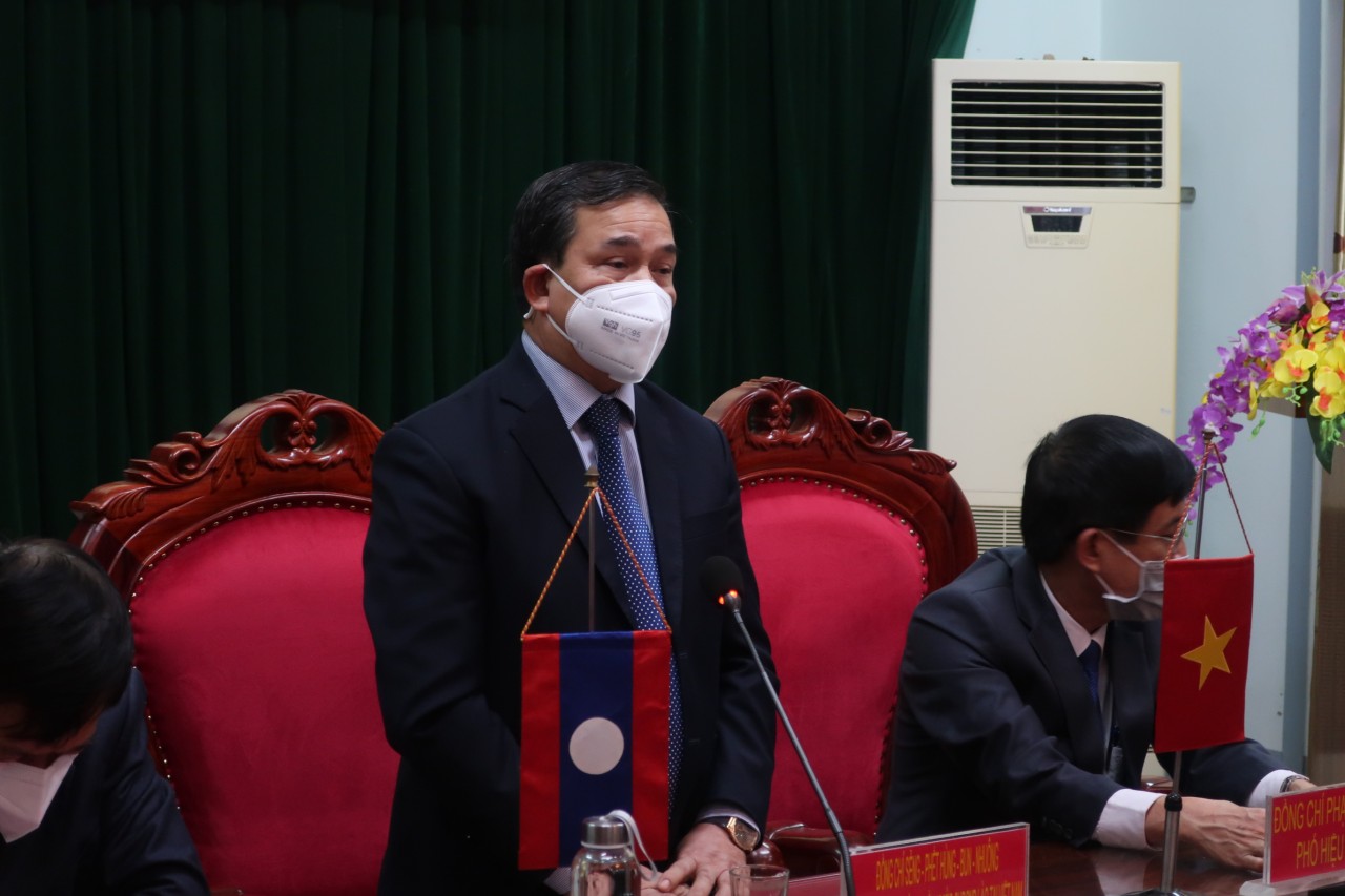 Đại sứ quán Lào đánh giá cao Trường Cao đẳng Thái Nguyên trong đào tạo học sinh, sinh viên nước bạn