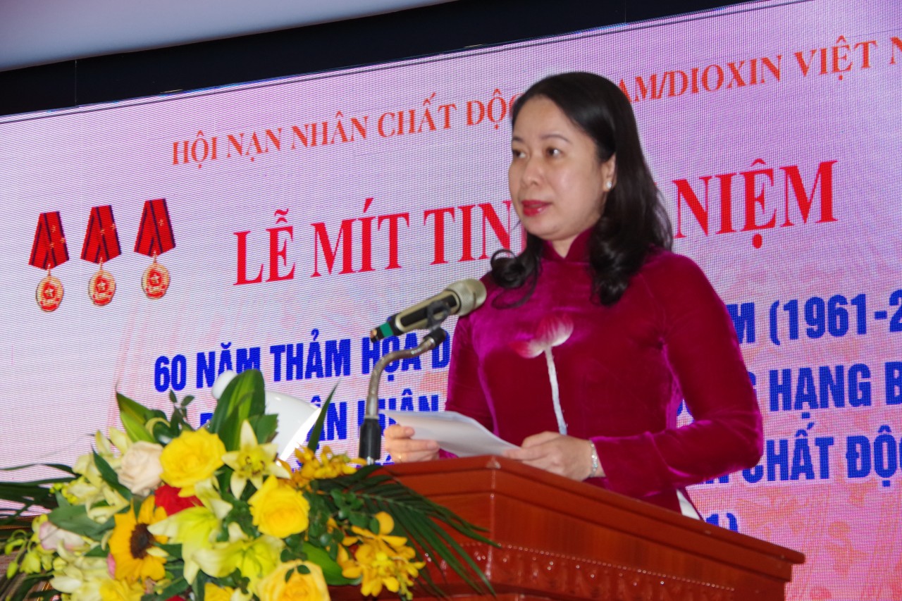 Hội Nạn nhân chất độc da cam Việt Nam đón nhận Huân chương Lao động hạng Ba