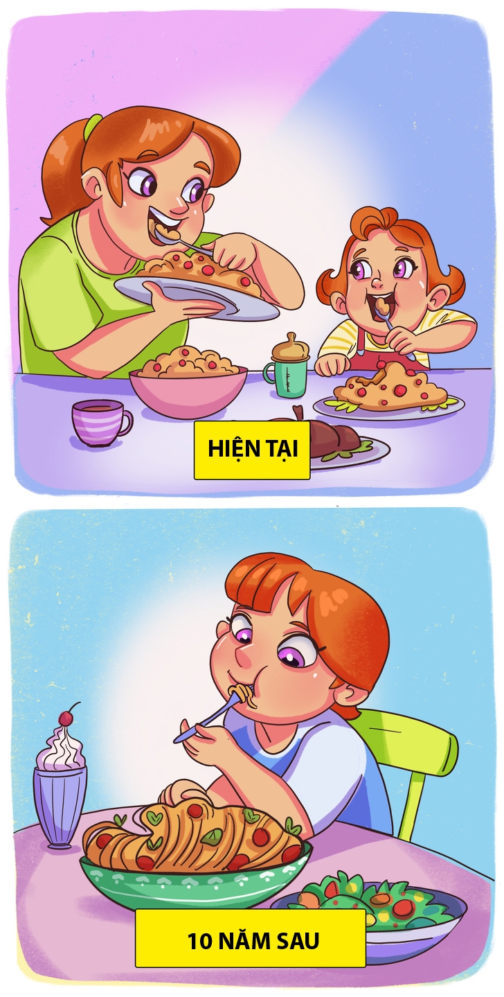 15 sai lam trong cach an uong cua tre ma cha me hay mac phai