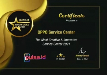 oppo indonesia duoc tabloid pulsa ton vinh la trung tam dich vu sang tao va doi moi nhat nam 2021