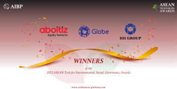 Aboitiz Equity, Globe Telecom và IOI Corporation được trao Giải thưởng Công nghệ ASEAN về ESG 2022