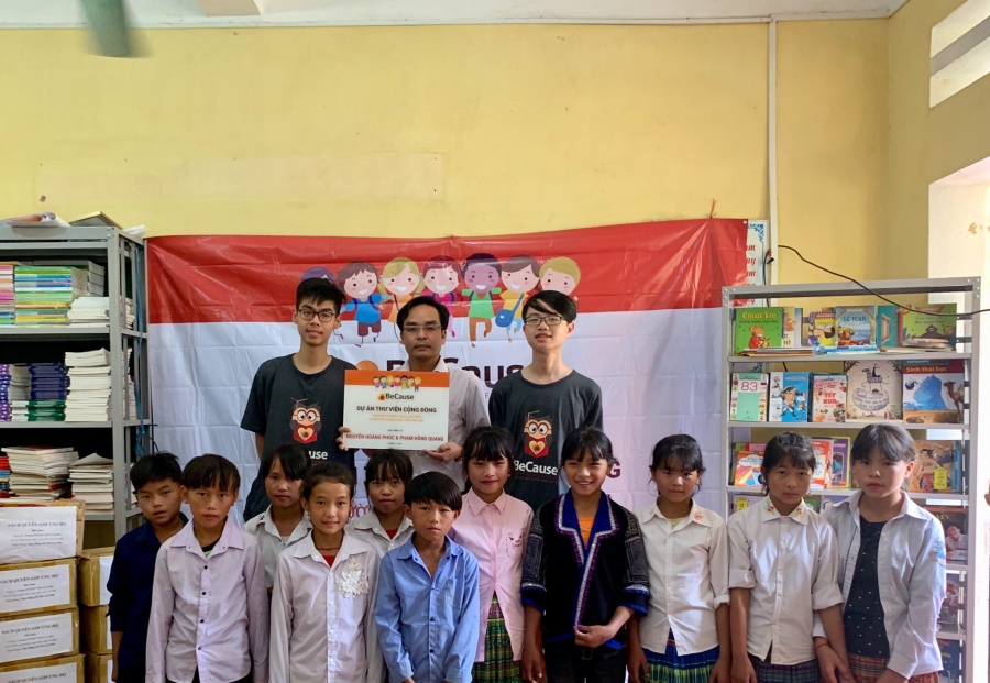 because for hope lam thu vien cho truong ngheo yen bai