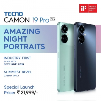 TECNO trình làng smartphone CAMON 19Pro 5G tại Ấn Độ thông qua chiến dịch quảng bá đậm tính thời trang