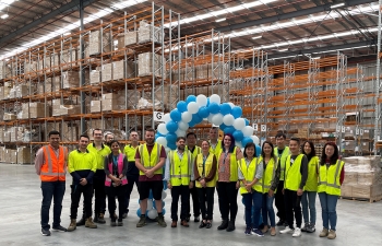 arvato supply chain solutions vua khai truong kho hang moi hien dai tai sydney australia