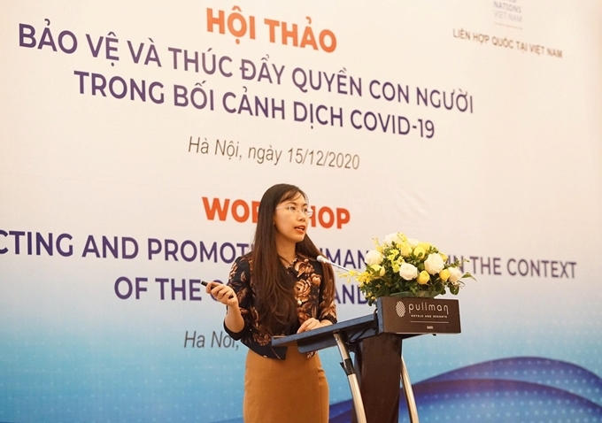 Thúc đẩy, bảo vệ quyền phụ nữ, trẻ em trong đại dịch COVID-19