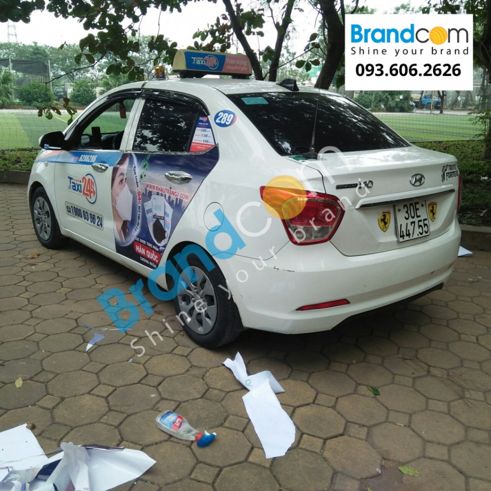 Quảng cáo trên xe taxi và những điều không thể bỏ qua