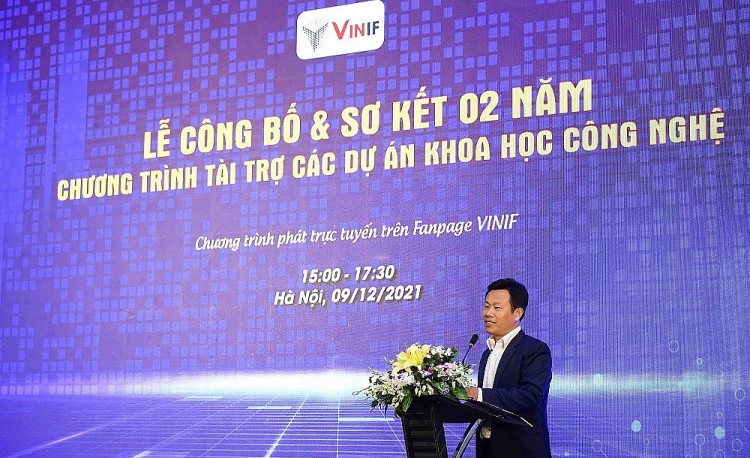 Vingroup tài trợ 92 tỷ đồng cho các dự án Khoa học - Công nghệ năm 2021