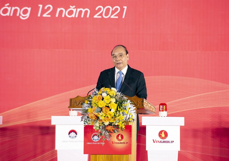 Vingroup khởi công Nhà máy sản xuất Pin VinES tại khu kinh tế Vũng Áng, Hà Tĩnh