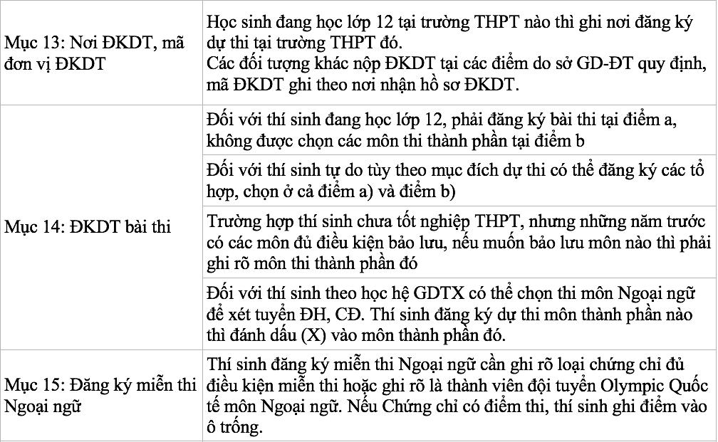 thi thpt quoc gia 2019 chi tiet cach dien phieu dang ki du thi chinh xac nhat