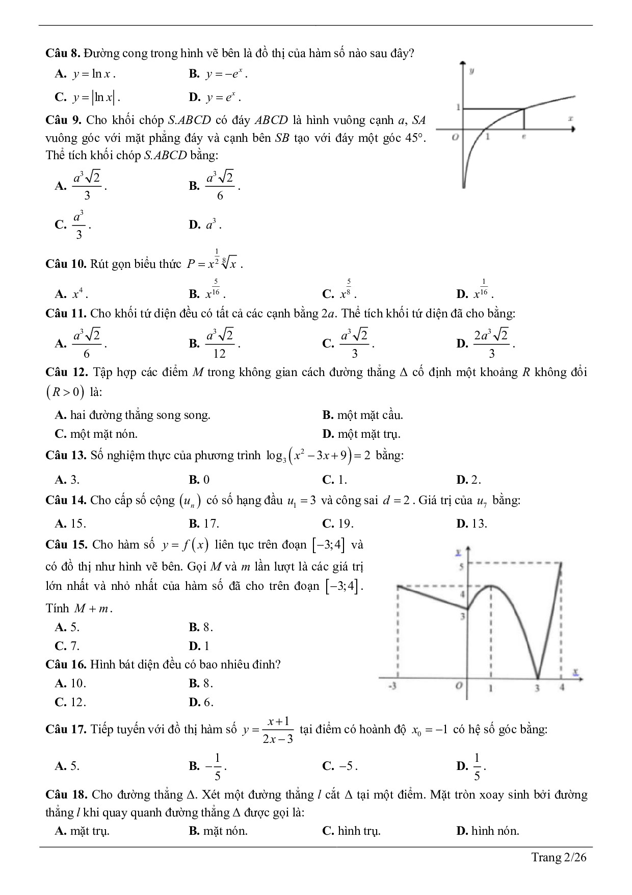 giai chi tiet de thi thu thpt quoc gia 2019 mon toan thpt kim lien ha noi