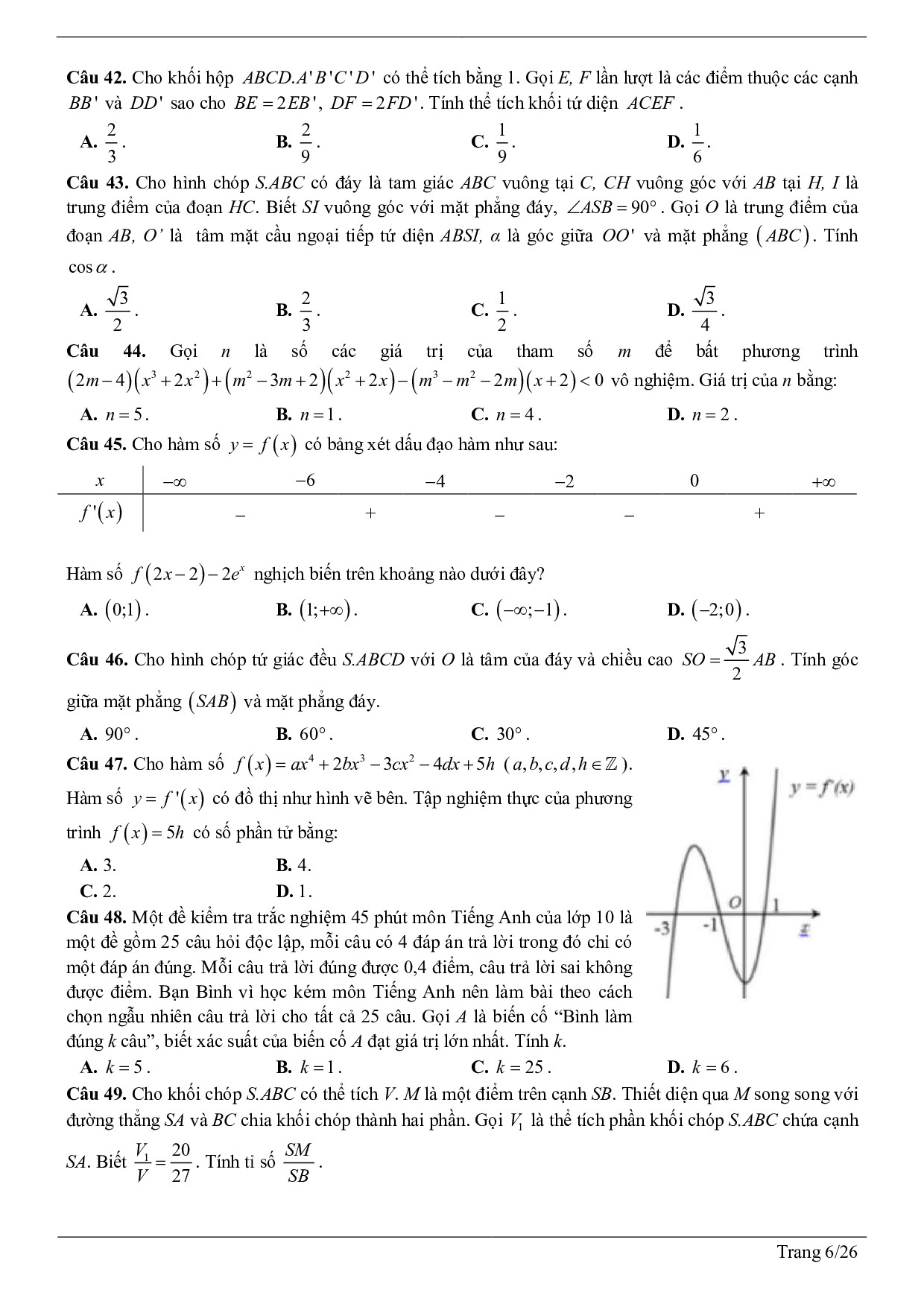 giai chi tiet de thi thu thpt quoc gia 2019 mon toan thpt kim lien ha noi