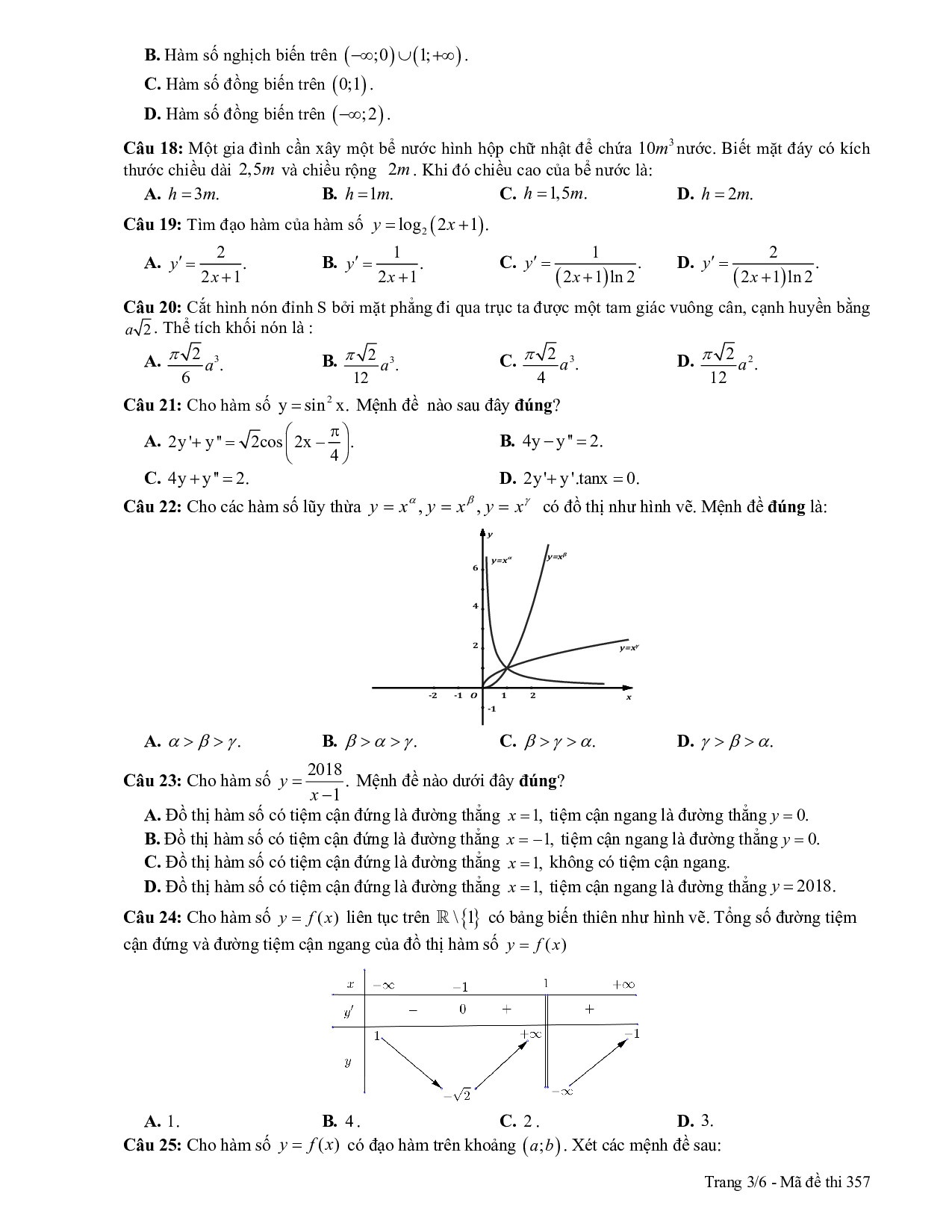 giai chi tiet de thi thu thpt quoc gia 2019 mon toan lan 1 thpt chuyen thai binh