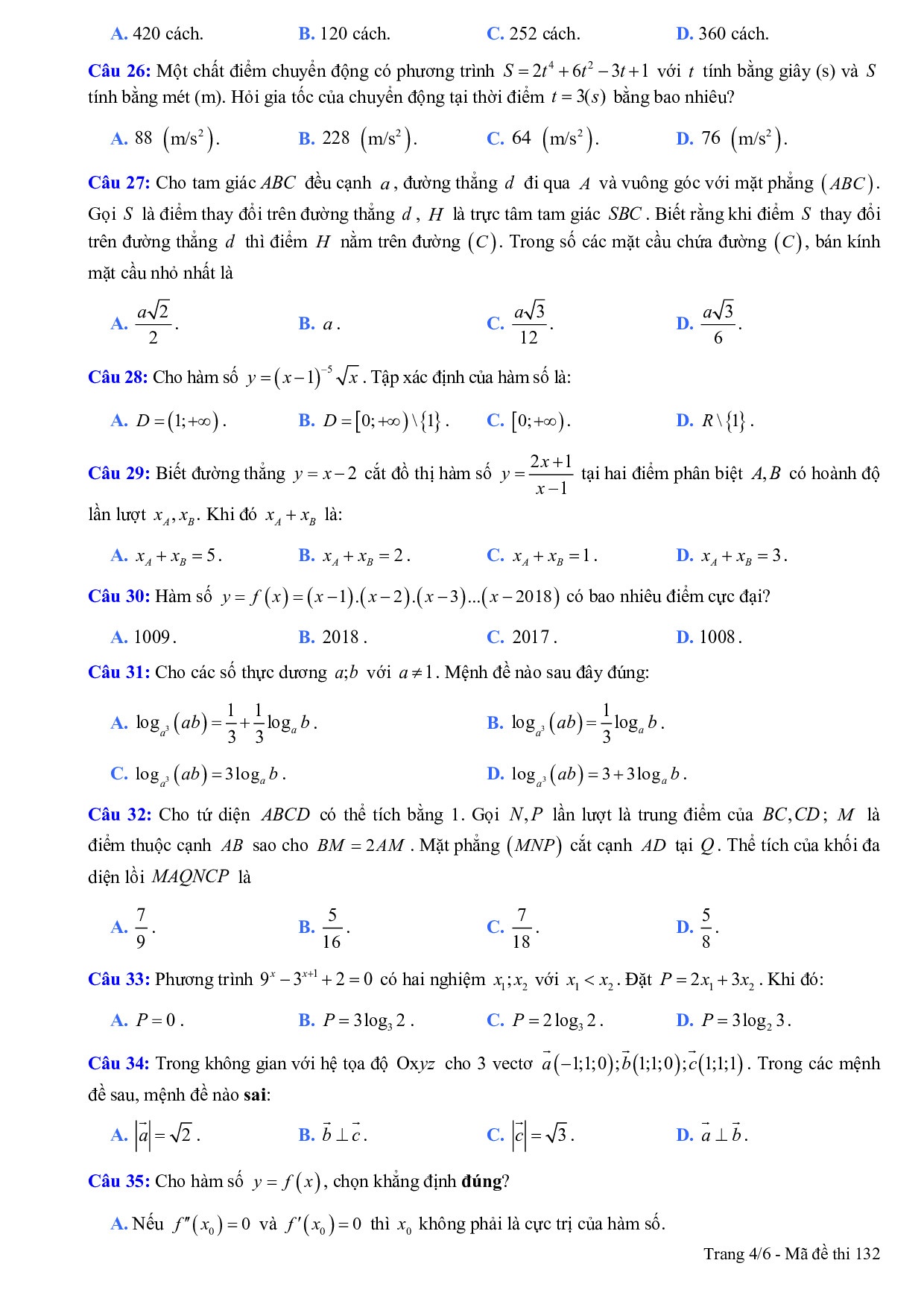 loi giai chi tiet de thi thu thpt quoc gia 2019 mon toan lan 2 thpt chuyen thai binh