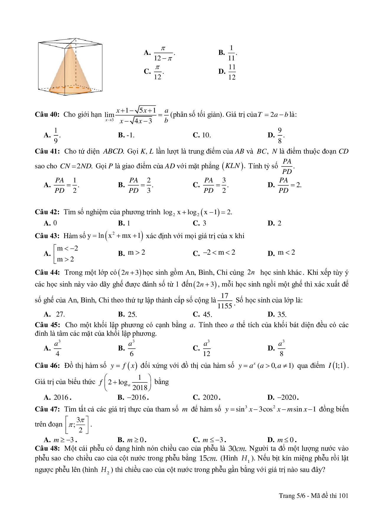 de thi thu thpt quoc gia 2019 mon toan co dap an thpt chuyen bac ninh