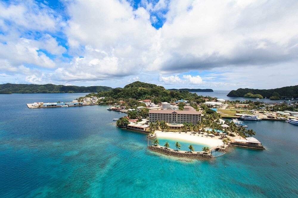 dao quoc palau noi tach biet hoan toan voi covid 19