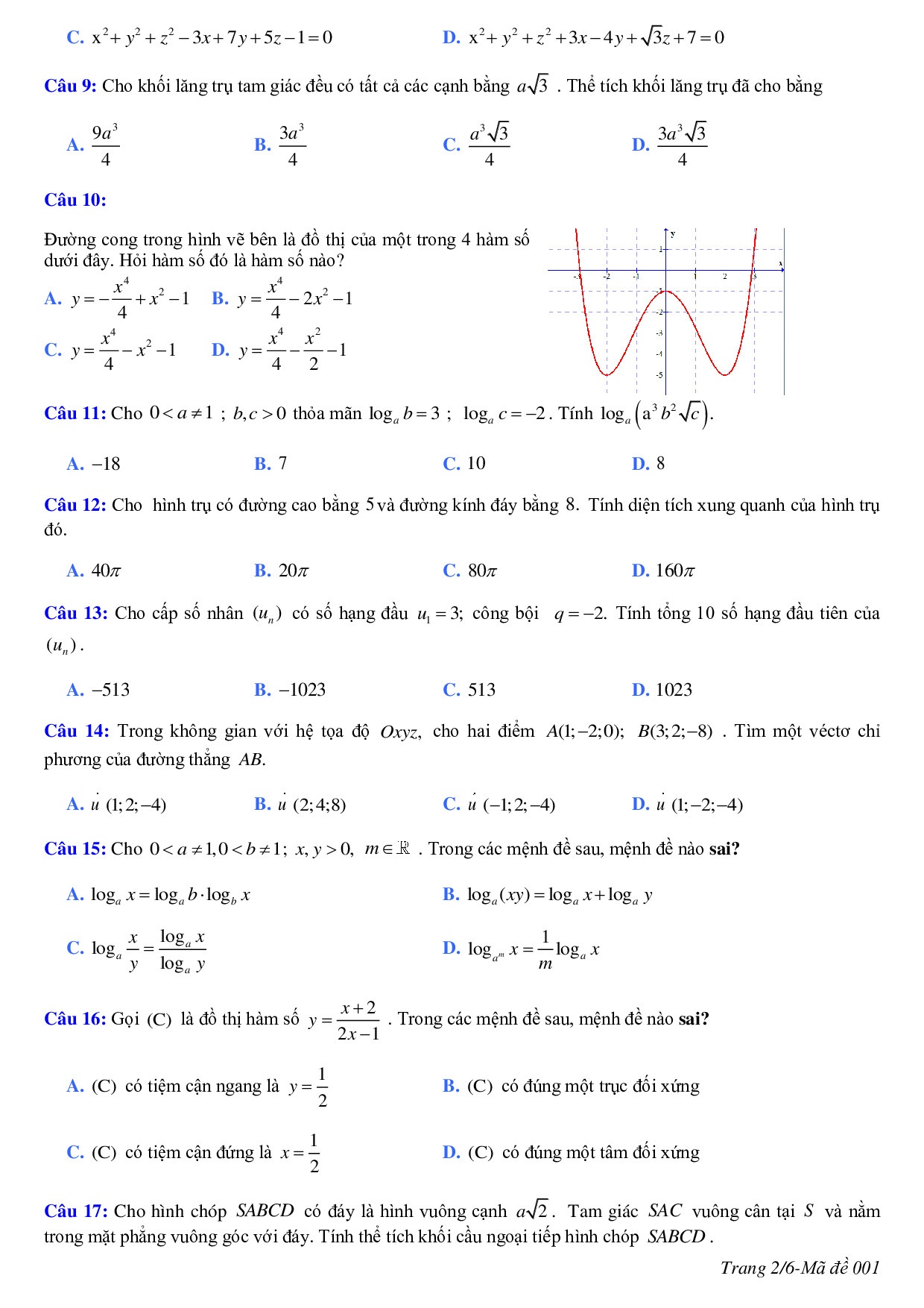 dap an chi tiet de thi thu thpt quoc gia 2019 mon toan thpt chuyen ha tinh