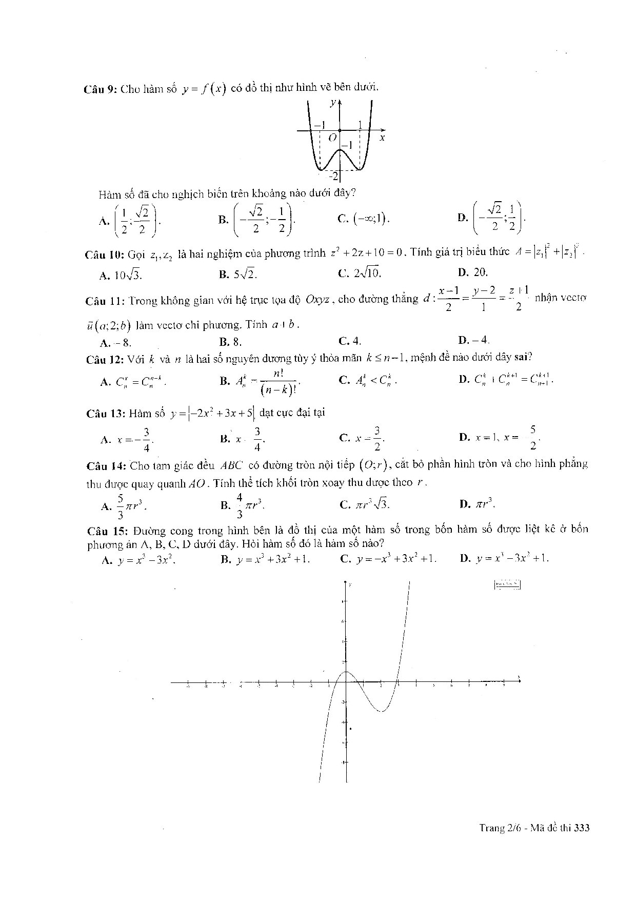 de thi thu thpt quoc gia 2019 mon toan thpt chuyen phan boi chau co dap an