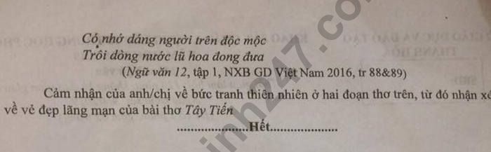 Đề thi thử THPT quốc gia 2019 môn Văn Sở GD&ĐT Thanh Hóa de thi thu thpt quoc gia 2019 mon van so gddt thanh hoa