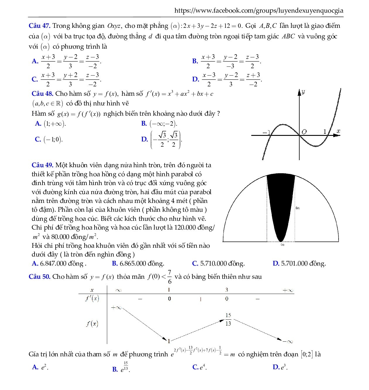 de thi thu thpt quoc gia 2019 mon toan co dap an so gddt phu tho
