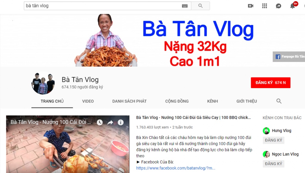 ba tan vlog la ai ma duoc nhan nut bac youtube chi trong 2 tuan ra mat