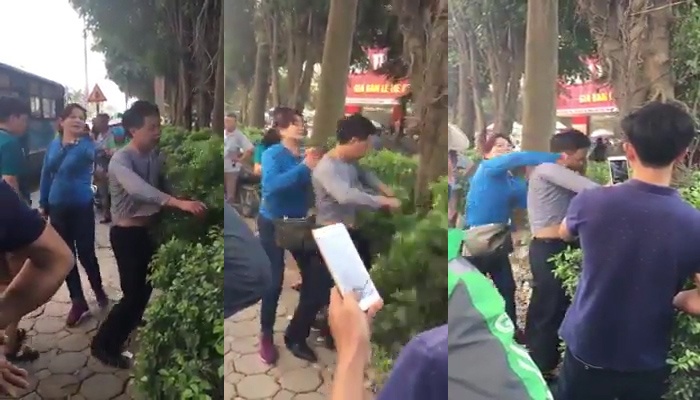 sam so tren xe bus yeu rau xanh bi nu hanh khach danh toi tap