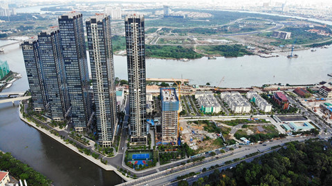 'Rừng bê tông' tại khu đô thị xa hoa trên đường Nguyễn Hữu Cảnh rung be tong tai khu do thi xa hoa tren duong nguyen huu canh