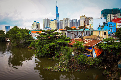'Rừng bê tông' tại khu đô thị xa hoa trên đường Nguyễn Hữu Cảnh rung be tong tai khu do thi xa hoa tren duong nguyen huu canh