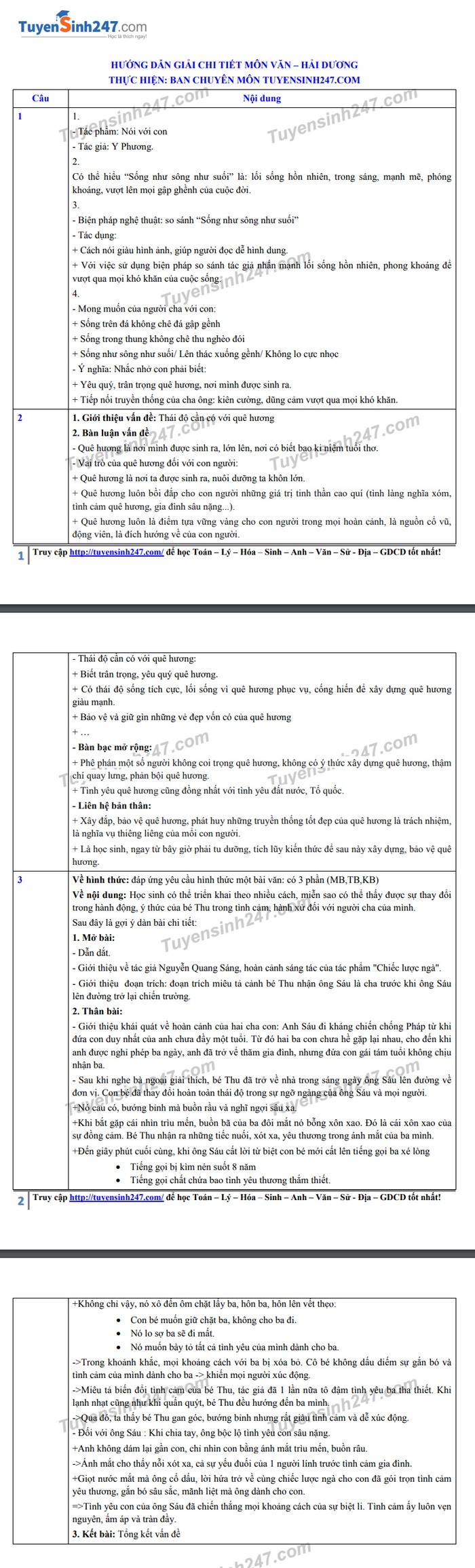 goi y dap an de thi tuyen sinh lop 10 mon van so gddt hai duong 2019