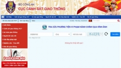 Tra cứu thông tin về phương tiện vi phạm qua hình ảnh trên Trang thông tin điện tử Cục CSGT