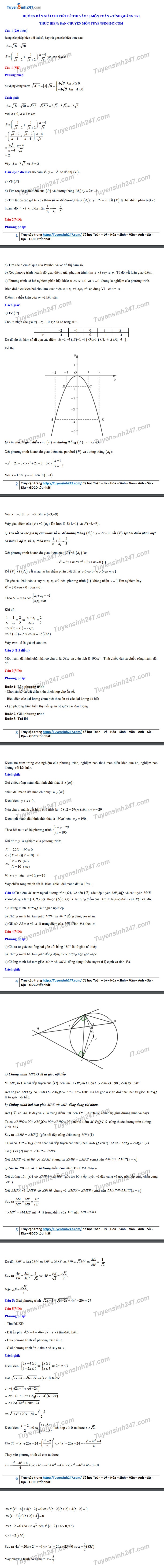goi y dap an de thi tuyen sinh lop 10 mon toan so gddt quang tri 2019