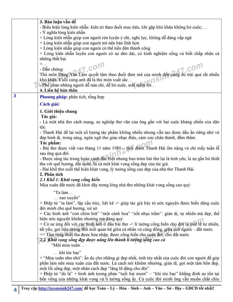 goi y dap an de thi tuyen sinh lop 10 mon van so gddt thanh hoa 2019