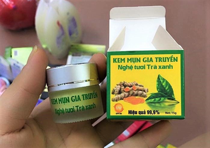 thu hoi kem mun gia truyen nghe tuoi tra xanh do chua duoc cap phep