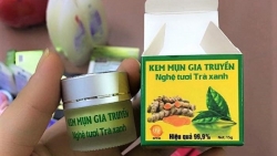 Thu hồi Kem mụn gia truyền Nghệ tươi trà xanh do chưa được cấp phép