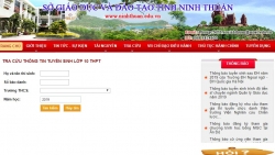 Tra cứu điểm thi lớp 10 Ninh Thuận năm 2019