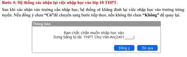 ha noi cach dang ky thu tuc nhap hoc vao lop 10