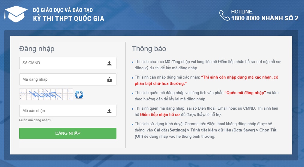 tra cuu diem thi thpt quoc gia 2019 o hai duong