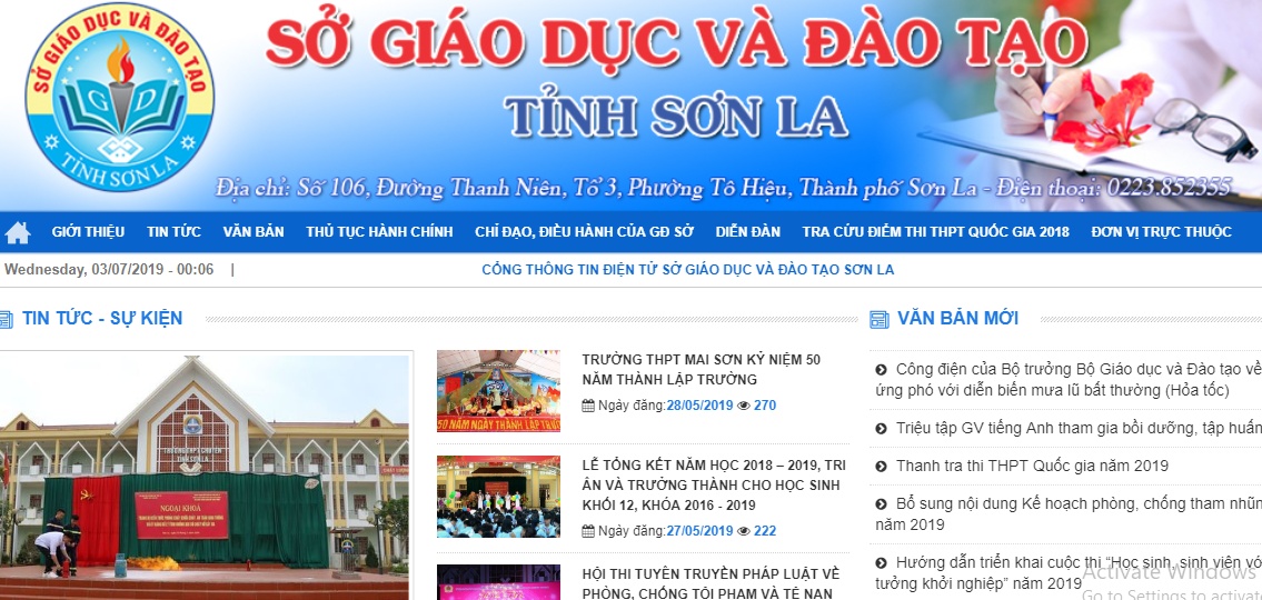 tra cuu diem thi thpt quoc gia 2019 o son la