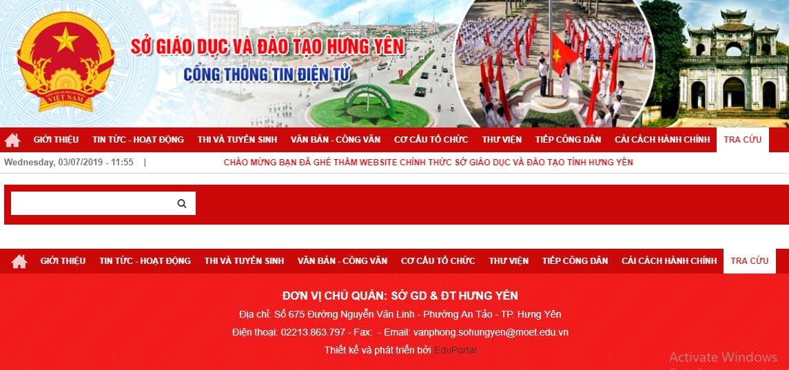 tra cuu diem thi thpt quoc gia 2019 o hung yen