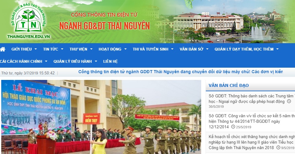 tra cuu diem thi thpt quoc gia 2019 tinh thai nguyen