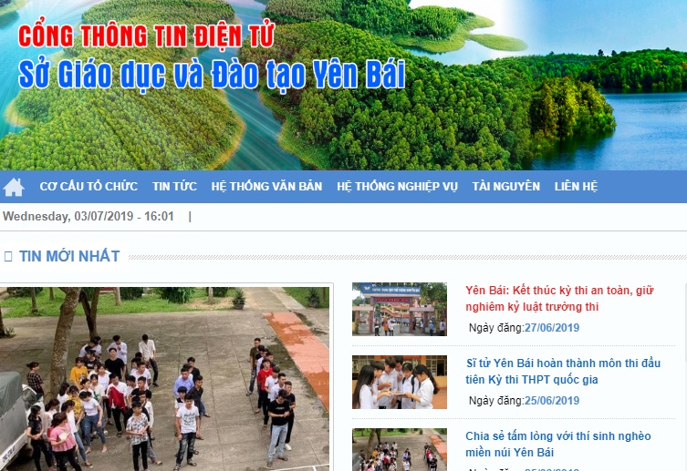 tra cuu diem thi thpt quoc gia 2019 o yen bai