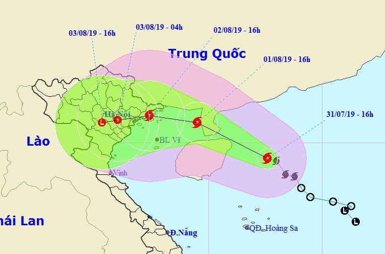 bao so 3 du bao vao vinh bac bo vao chieu 18