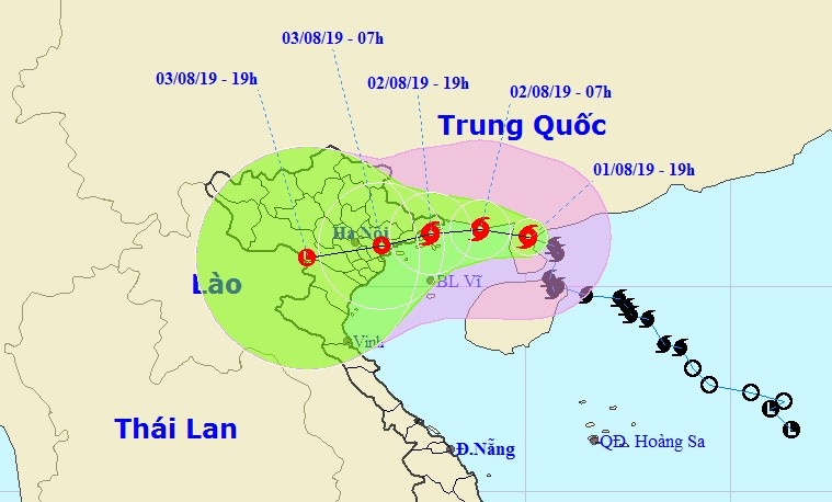 bao so 3 giat cap 11 tien vao quang ninh hai phong trong toi mai