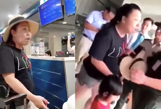 nu hanh khach chui boi nhan vien tai san bay bi phat 200000 dong