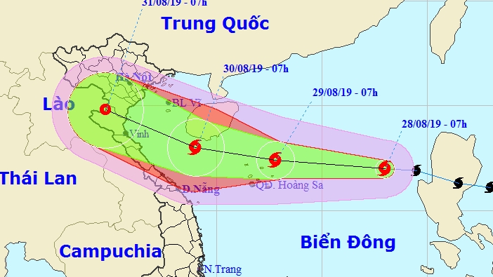 Bão số 4 giật cấp 10 tiến vào Biển Đông